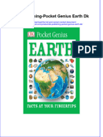 Download textbook Dk Publishing Pocket Genius Earth Dk ebook all chapter pdf 