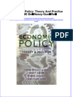 Download pdf Economic Policy Theory And Practice Agnes Benassy Quere ebook full chapter 