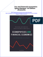 Download textbook Econophysics And Financial Economics An Emerging Dialogue 1St Edition Jovanovic ebook all chapter pdf 