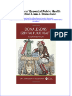 Download textbook Donaldsons Essential Public Health 4Th Edition Liam J Donaldson ebook all chapter pdf 
