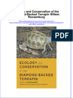 Download textbook Ecology And Conservation Of The Diamond Backed Terrapin Willem Roosenburg ebook all chapter pdf 