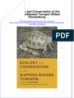 Textbook Ecology and Conservation of The Diamond Backed Terrapin Willem Roosenburg Ebook All Chapter PDF