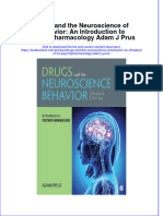 Download pdf Drugs And The Neuroscience Of Behavior An Introduction To Psychopharmacology Adam J Prus ebook full chapter 