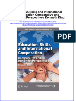 PDF Education Skills and International Cooperation Comparative and Historical Perspectives Kenneth King Ebook Full Chapter