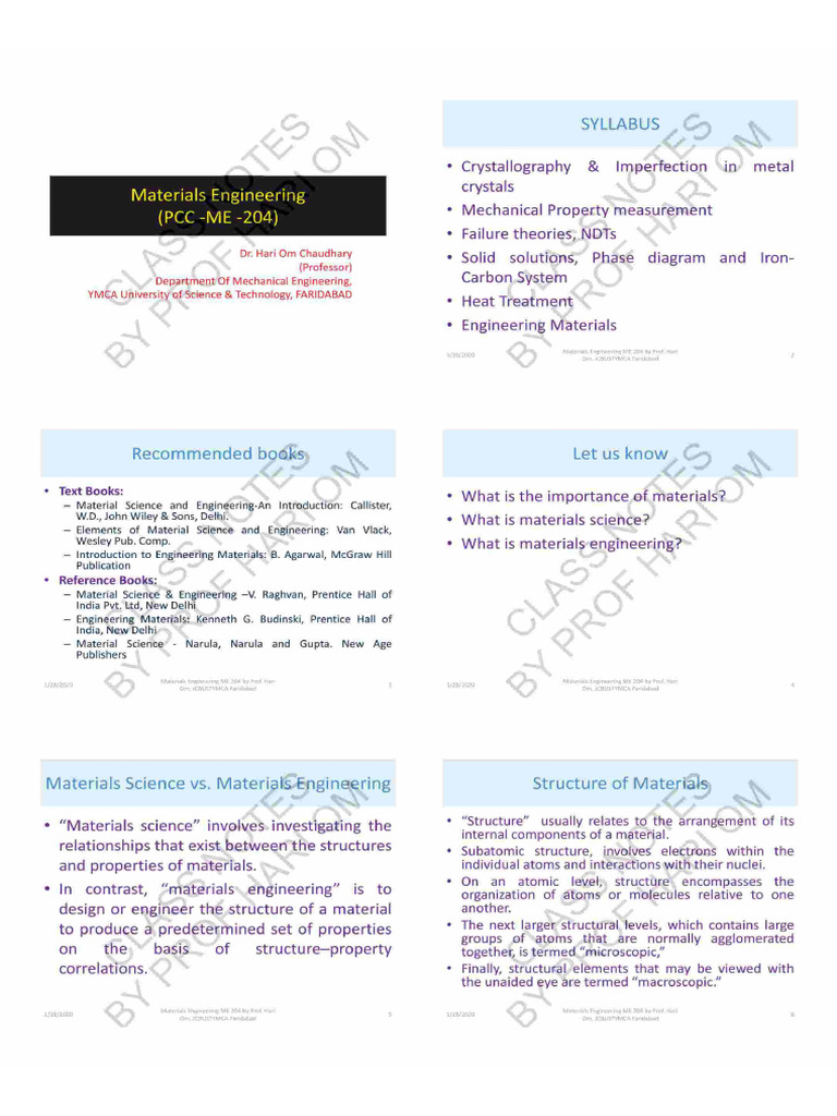 ME Notes | PDF