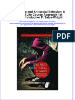Download textbook Drug Abuse And Antisocial Behavior A Biosocial Life Course Approach 1St Edition Christopher P Salas Wright ebook all chapter pdf 