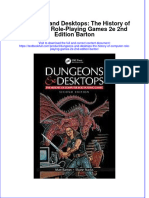 Download pdf Dungeons And Desktops The History Of Computer Role Playing Games 2E 2Nd Edition Barton ebook full chapter 