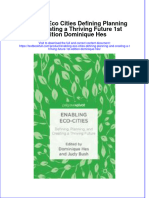 Textbook Enabling Eco Cities Defining Planning and Creating A Thriving Future 1St Edition Dominique Hes Ebook All Chapter PDF