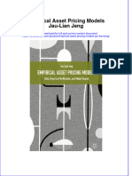 Textbook Empirical Asset Pricing Models Jau Lian Jeng Ebook All Chapter PDF