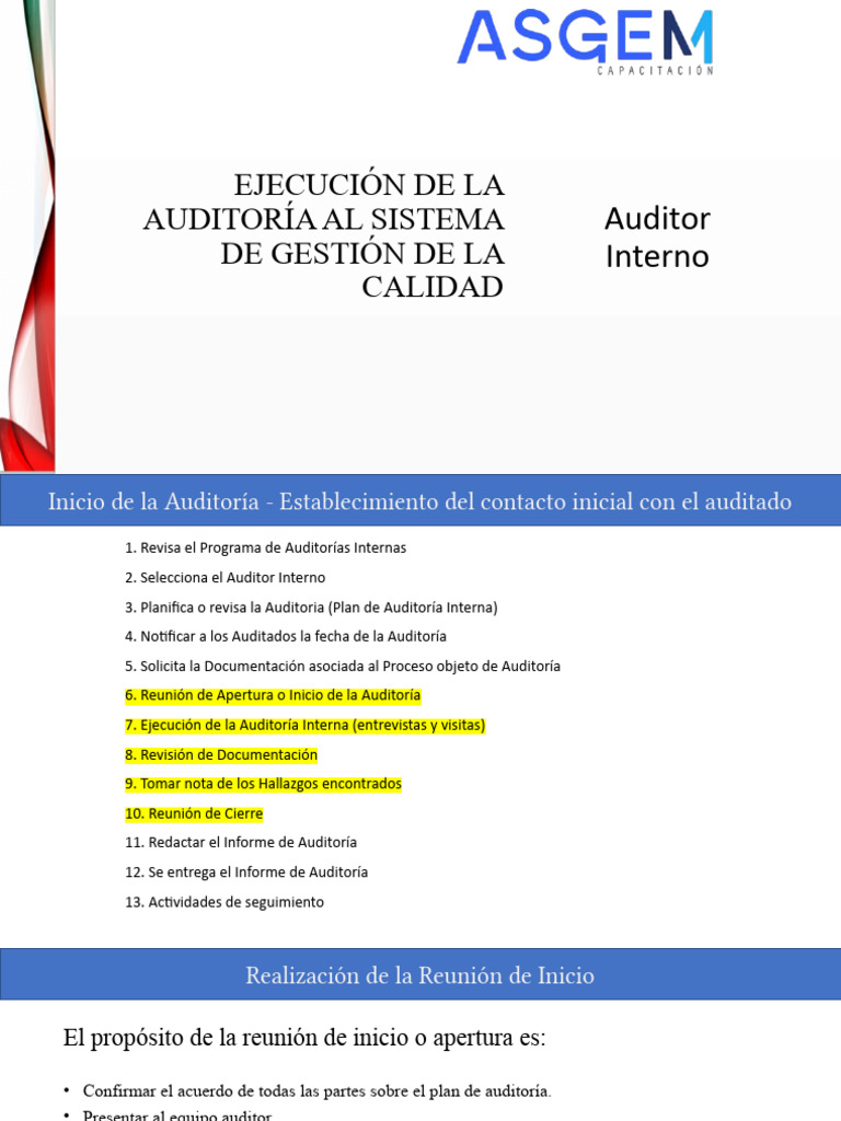 Auditoría del Sistema de Gestión de Calidad | PDF | Auditoría | Contralor