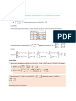 Newton-Raphson-Sistemas de Ecuaciones No Lineales