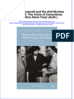 Textbook Eleanor Roosevelt and The Anti Nuclear Movement The Voice of Conscience 1St Edition Dario Fazzi Auth Ebook All Chapter PDF