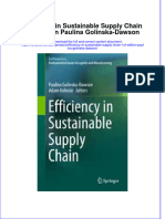 Download textbook Efficiency In Sustainable Supply Chain 1St Edition Paulina Golinska Dawson ebook all chapter pdf 