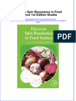 Download textbook Electron Spin Resonance In Food Science 1St Edition Shukla ebook all chapter pdf 