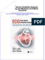 Download textbook Ecg Time Series Variability Analysis Engineering And Medicine 1St Edition Cornforth ebook all chapter pdf 