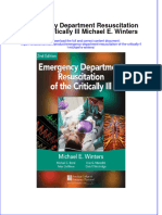 Textbook Emergency Department Resuscitation of The Critically Ill Michael E Winters Ebook All Chapter PDF