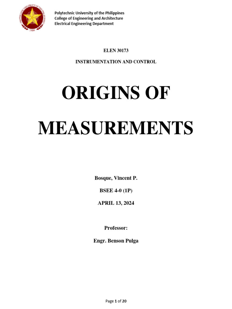 Engineering Measurement Tools Overview | PDF | International System Of ...