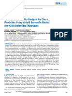 Customer Personality Analysis For Churn Prediction Using Hybrid Ensemble Models and Class Balancing Techniques