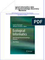 Download textbook Ecological Informatics Data Management And Knowledge Discovery Michener ebook all chapter pdf 