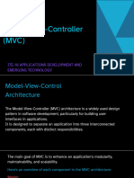 Topic 3. Model-View-Controller Architecture