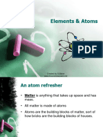 01 - Elements and Atoms