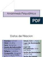 Anamnesis Psiquiatrica