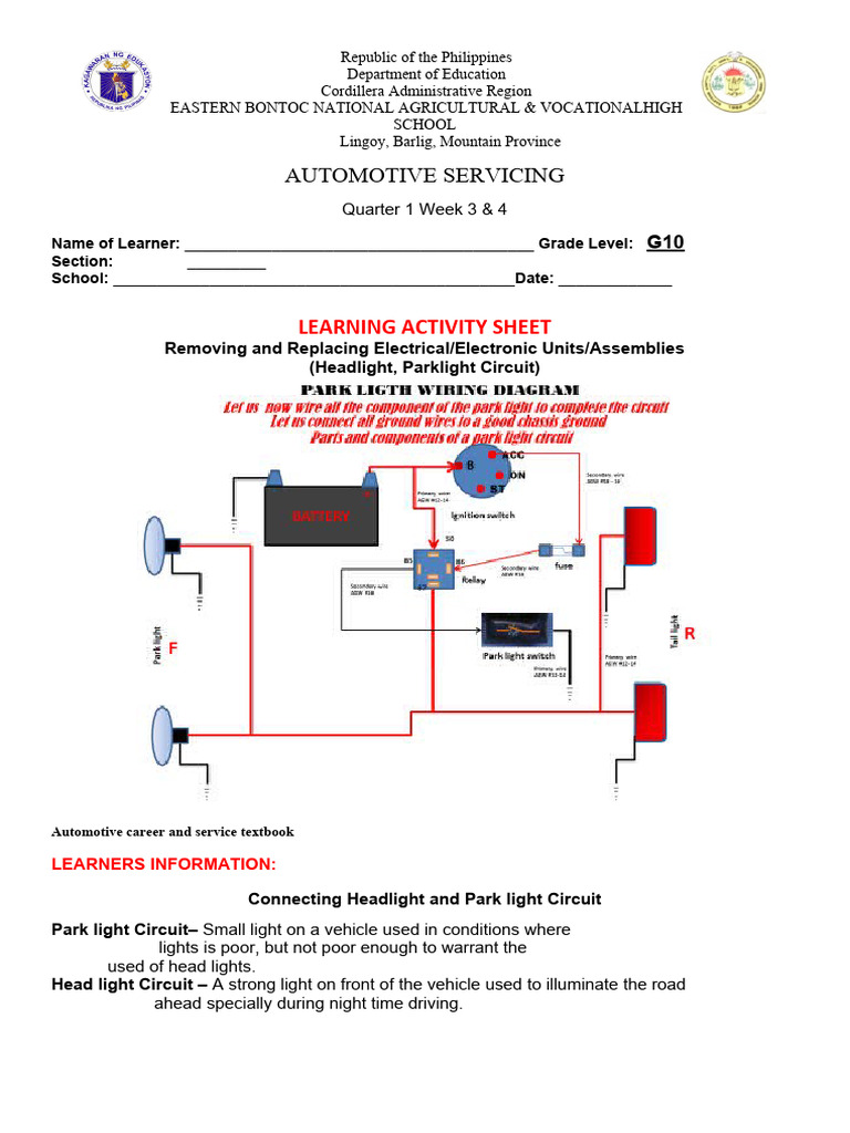 Automotive Electrical Circuit Guide | PDF | Headlamp | Fuse (Electrical)