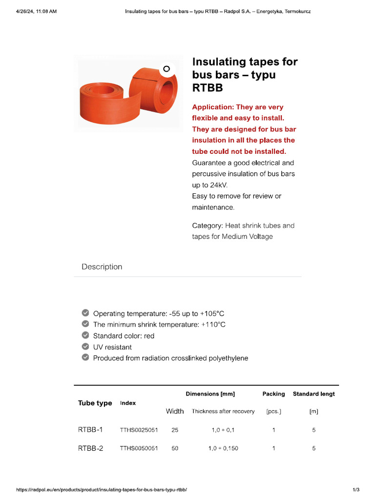 Medium Voltage Tape | PDF