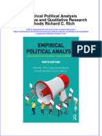 Textbook Empirical Political Analysis Quantitative and Qualitative Research Methods Richard C Rich Ebook All Chapter PDF