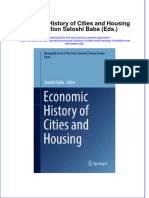 Textbook Economic History of Cities and Housing 1St Edition Satoshi Baba Eds Ebook All Chapter PDF