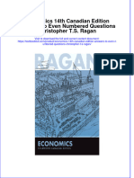 Textbook Economics 14Th Canadian Edition Answers To Even Numbered Questions Christopher T S Ragan Ebook All Chapter PDF