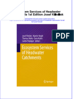 Textbook Ecosystem Services of Headwater Catchments 1St Edition Josef Krecek Ebook All Chapter PDF