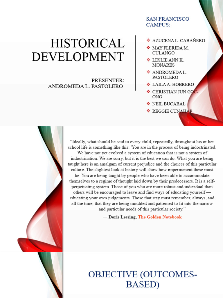 (Presentation) Historical Development | PDF