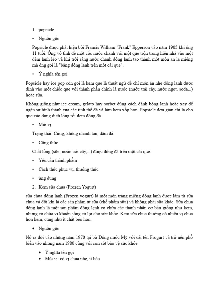 Popsicle | PDF
