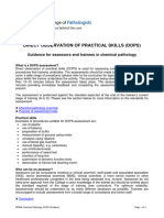 DOPS Assessment for Trainee Pharmacists | PDF | Risk | Behavioural Sciences