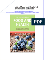 Textbook Encyclopedia of Food and Health 1St Edition Benjamin Caballero Ebook All Chapter PDF