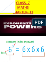 CH 13 Exponents and Powers 1