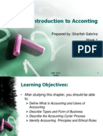 Week Introduction To Accounting