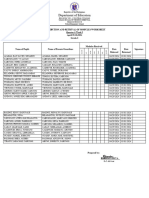 Monitoring Form