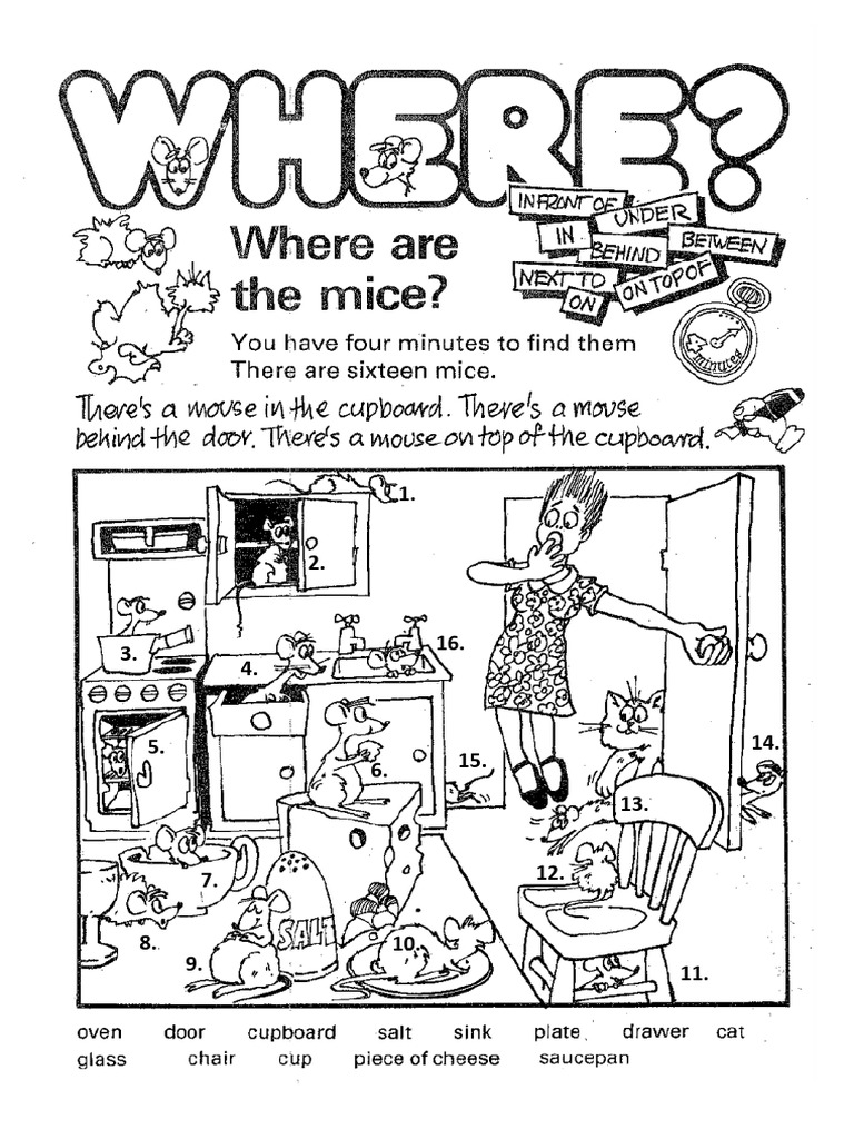 Prepositions - Printable | PDF