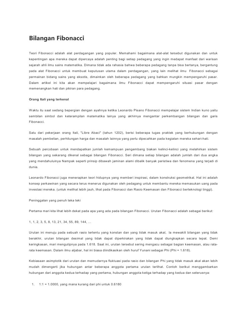 Bilangan Fibonacci