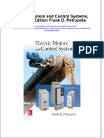 PDF Electric Motors and Control Systems Second Edition Frank D Petruzella Ebook Full Chapter