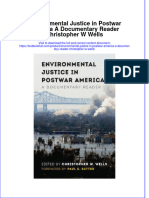 Download textbook Environmental Justice In Postwar America A Documentary Reader Christopher W Wells ebook all chapter pdf 