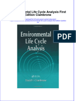 Download textbook Environmental Life Cycle Analysis First Edition Ciambrone ebook all chapter pdf 