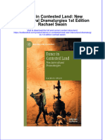 PDF Dance in Contested Land New Intercultural Dramaturgies 1St Edition Rachael Swain Ebook Full Chapter