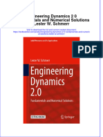 Textbook Engineering Dynamics 2 0 Fundamentals and Numerical Solutions Lester W Schmerr Ebook All Chapter PDF
