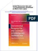 Textbook Environmental Resources Use and Challenges in Contemporary Southeast Asia Mario Ivan Lopez Ebook All Chapter PDF