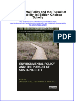 Textbook Environmental Policy and The Pursuit of Sustainability 1St Edition Chelsea Schelly Ebook All Chapter PDF