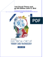 Download textbook Electrical Circuit Theory And Technology 6Th Edition John O Bird ebook all chapter pdf 