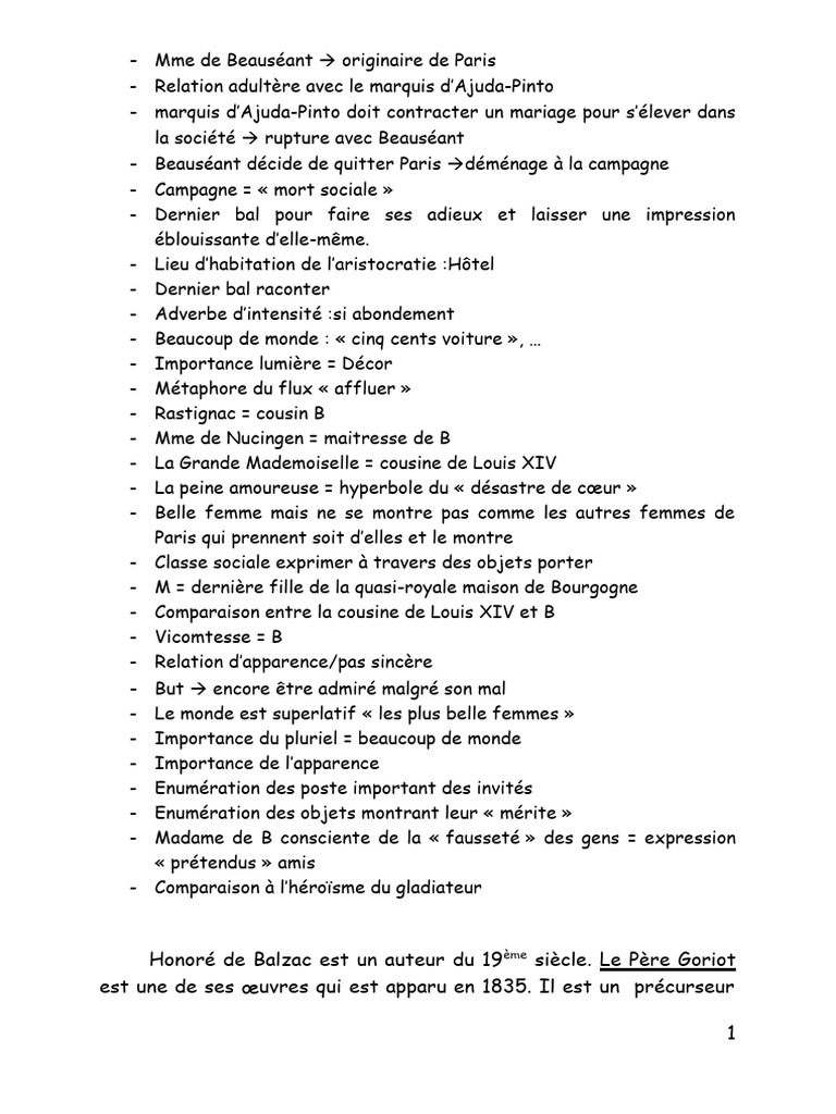 Dernier bal de Mme de Beauséant | PDF | Art | Jeunes adultes